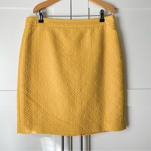 Banana Republic Yellow Pencil Skirt